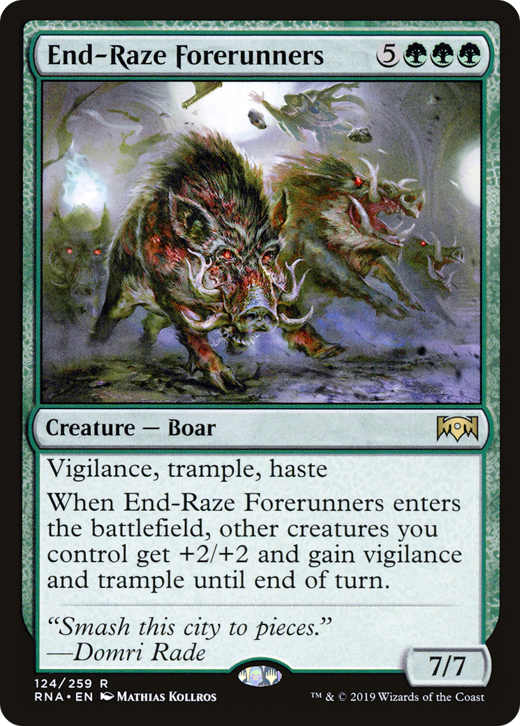 End-Raze Forerunners (RNA-124) [Ravnica Allegiance] MTG Single Wizards of the Coast