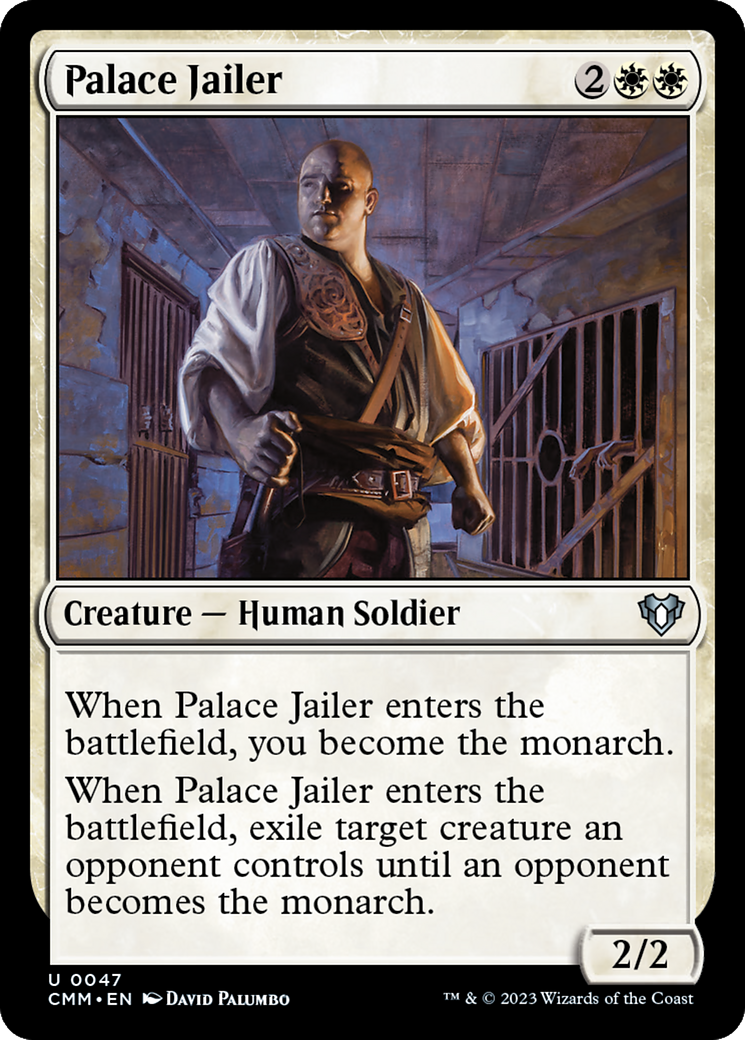 Palace Jailer (CMM-047) [Commander Masters] Foil MTG Single Wizards of the Coast