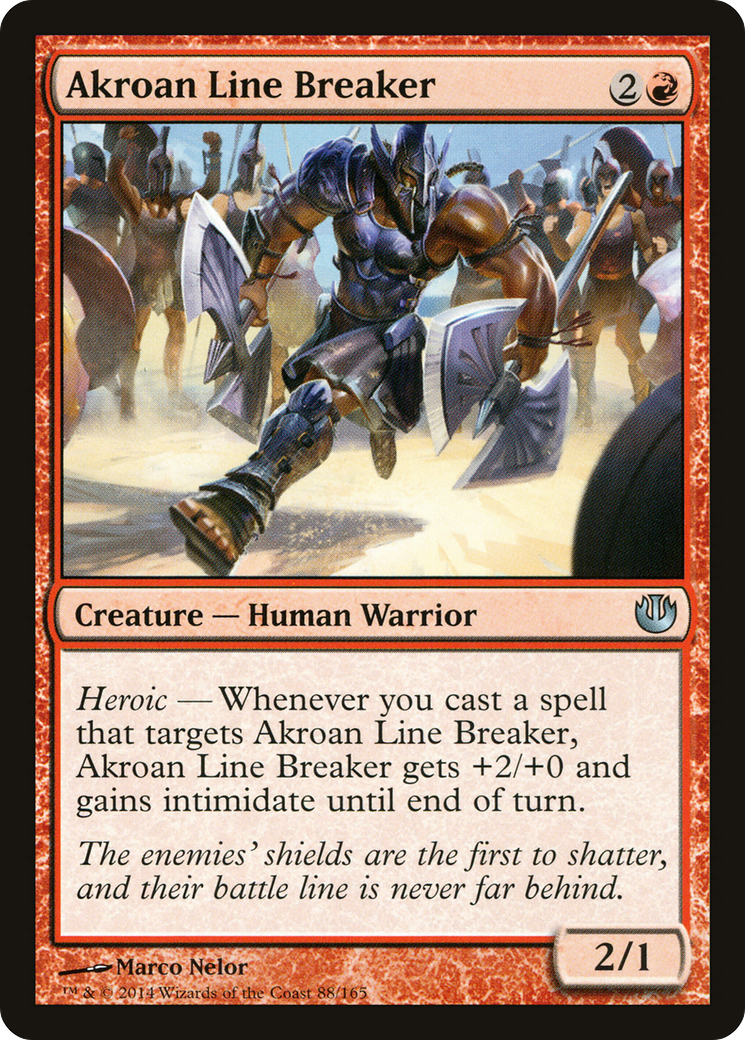 Akroan Line Breaker (JOU-088) [Journey into Nyx] MTG Single Wizards of the Coast
