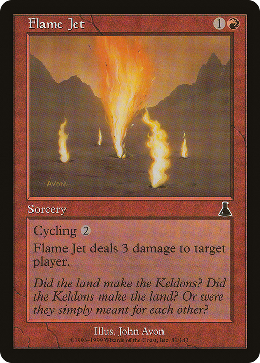 Flame Jet (UDS-081) [Urza's Destiny] MTG Single Wizards of the Coast