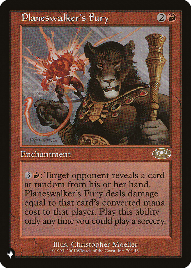 Planeswalker's Fury (LIST-PLS-70) [Mystery Booster] The List MTG Single Wizards of the Coast