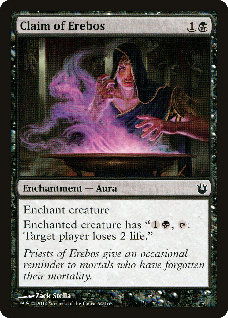 Claim of Erebos (BNG-064) [Born of the Gods] Foil MTG Single Wizards of the Coast