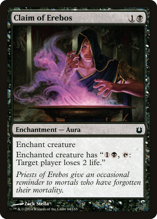 Claim of Erebos (BNG-064) [Born of the Gods] MTG Single Wizards of the Coast