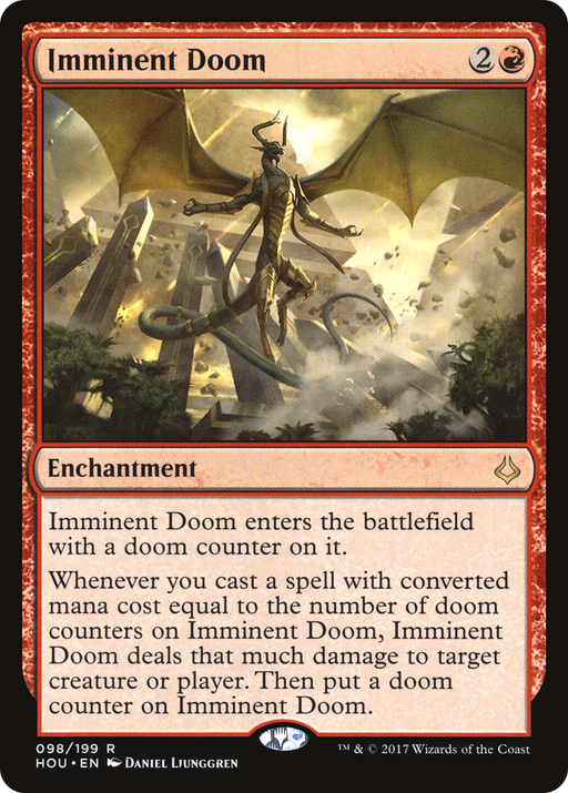 Imminent Doom (HOU-098) [Hour of Devastation] MTG Single Wizards of the Coast
