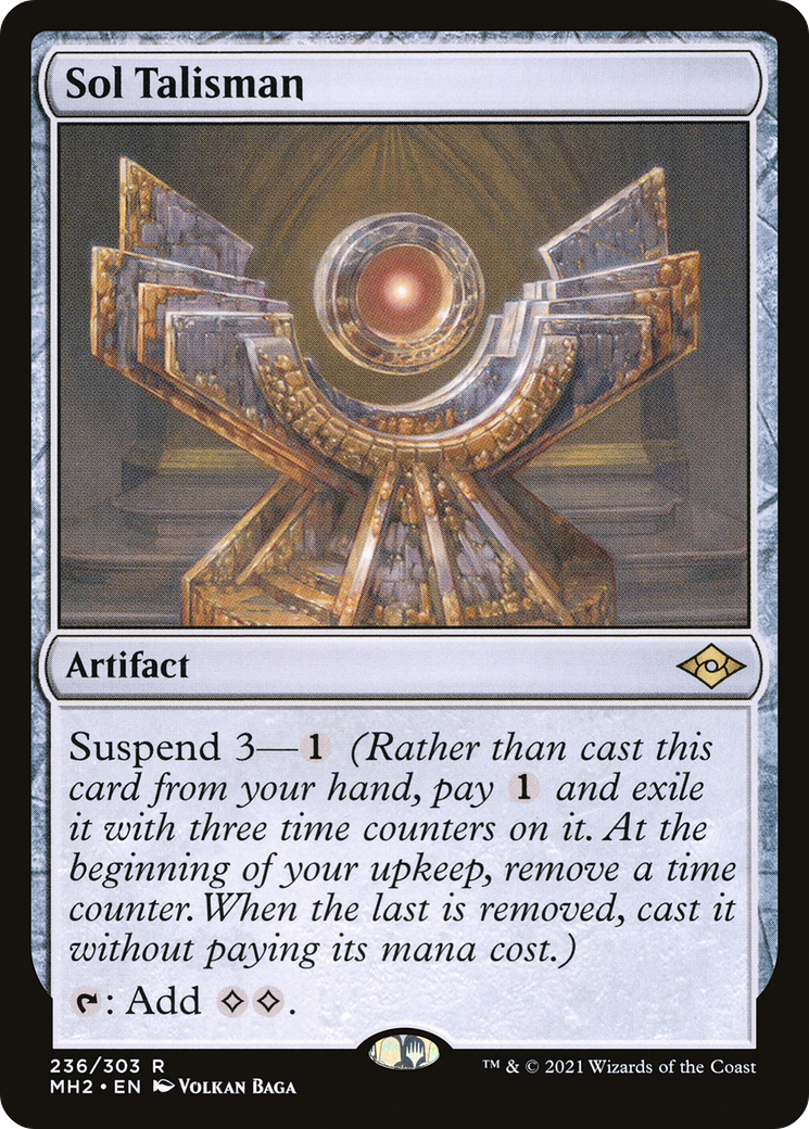 Sol Talisman (MH2-236) [Modern Horizons 2] MTG Single Modern Horizons 2