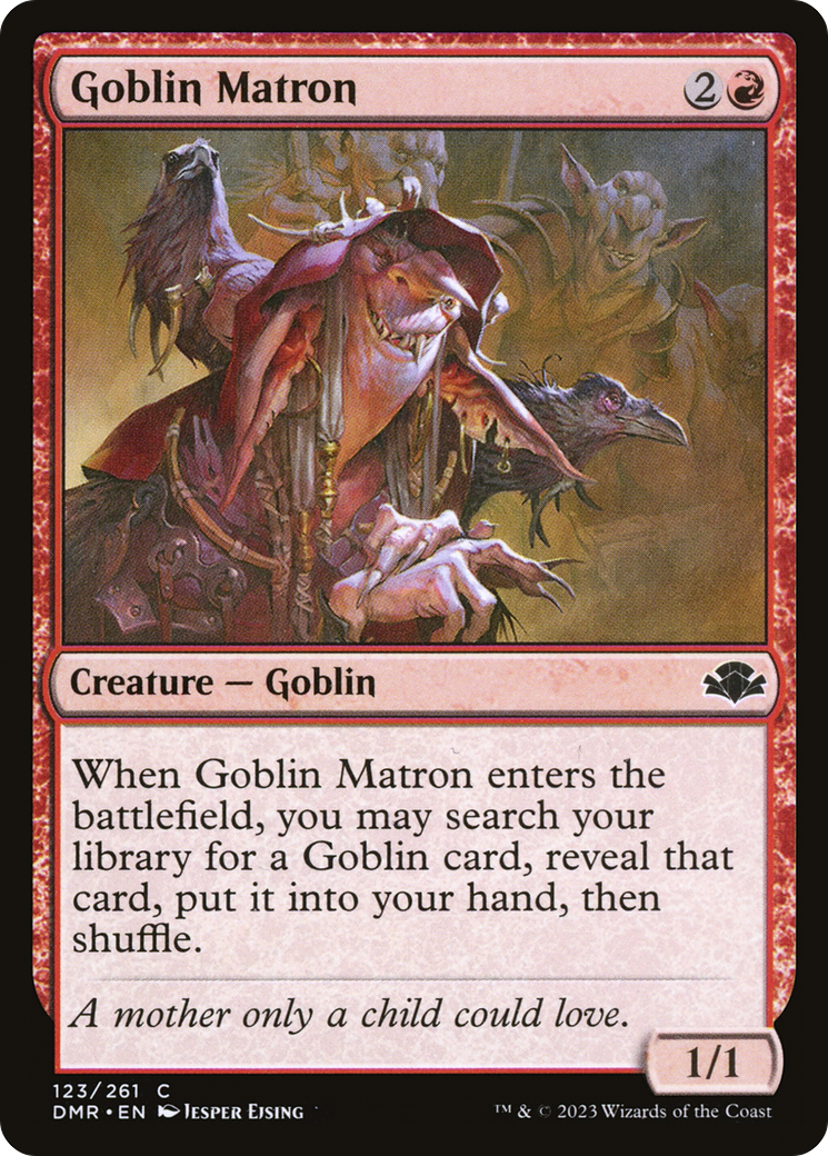 Goblin Matron (DMR-123) [Dominaria Remastered] MTG Single Wizards of the Coast