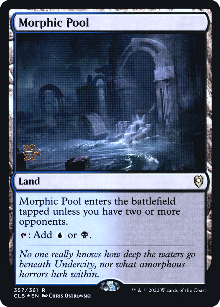 Morphic Pool (PRE-357) [Battle for Baldur's Gate Promos] Foil MTG Single Wizards of the Coast