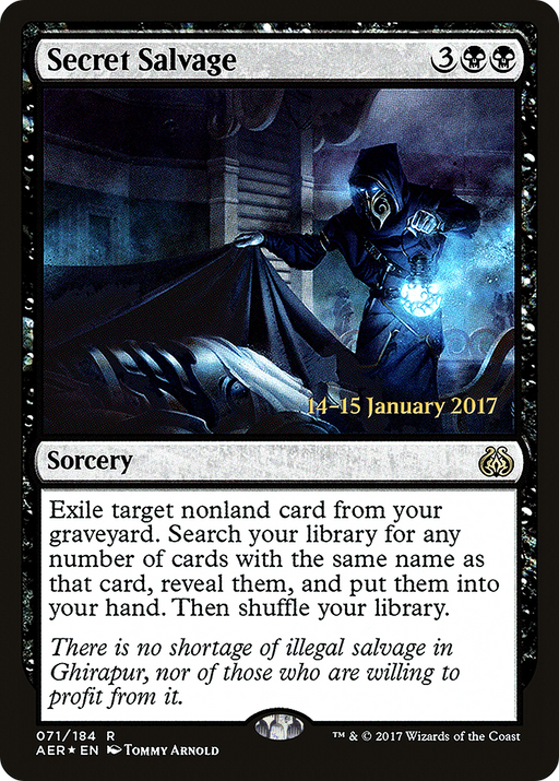 Secret Salvage (PRE-071) [Aether Revolt Promos] Foil MTG Single Wizards of the Coast