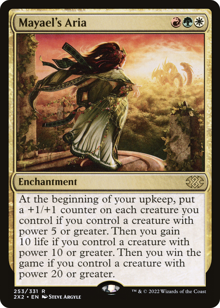 Mayael's Aria (2X2-253) [Double Masters 2022] MTG Single Wizards of the Coast
