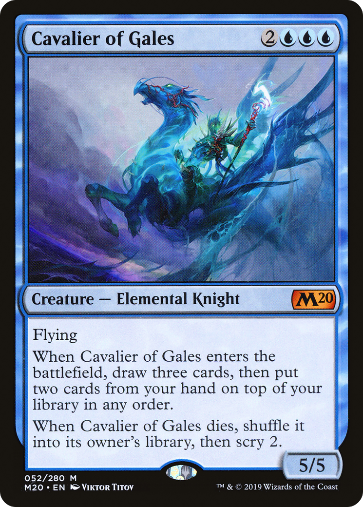 Cavalier of Gales (M20-052) [Core Set 2020] MTG Single Wizards of the Coast