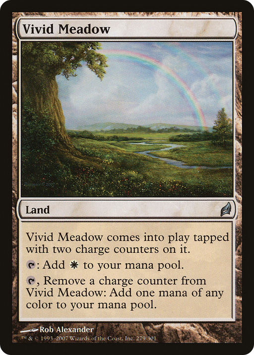 Vivid Meadow (LRW-279) [Lorwyn] Foil MTG Single Wizards of the Coast
