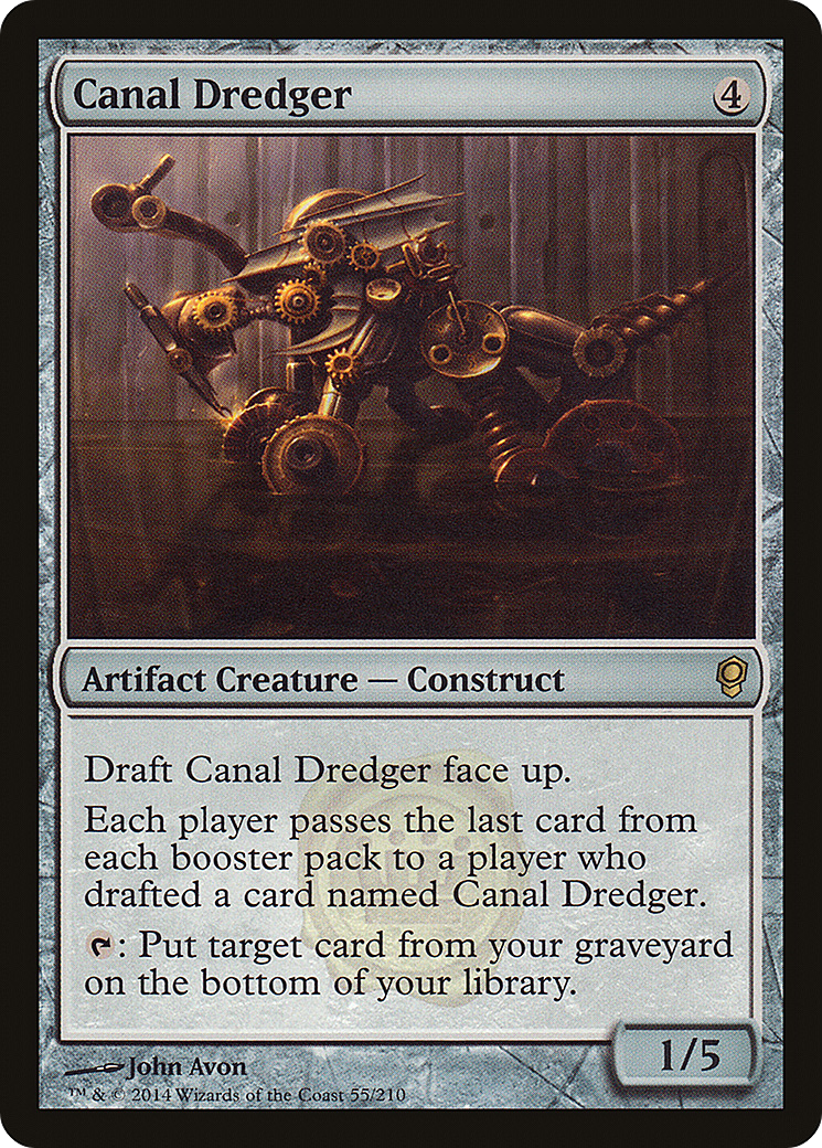 Canal Dredger (CNS-055) [Conspiracy] Foil MTG Single Wizards of the Coast