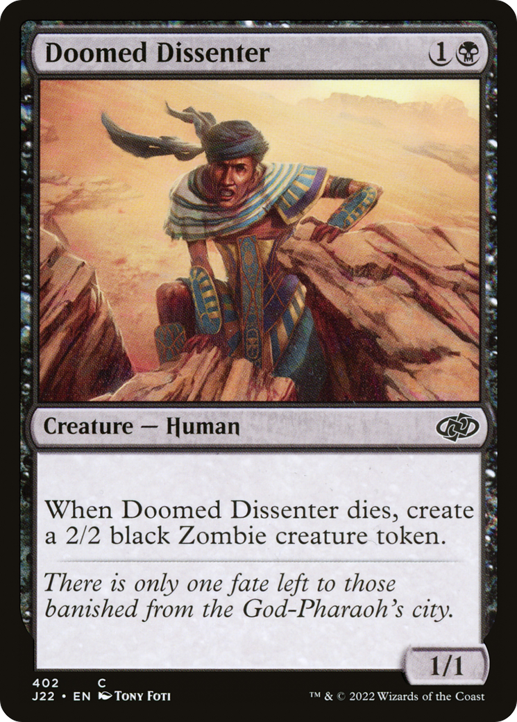 Doomed Dissenter (J22-402) [Jumpstart 2022] MTG Single Wizards of the Coast