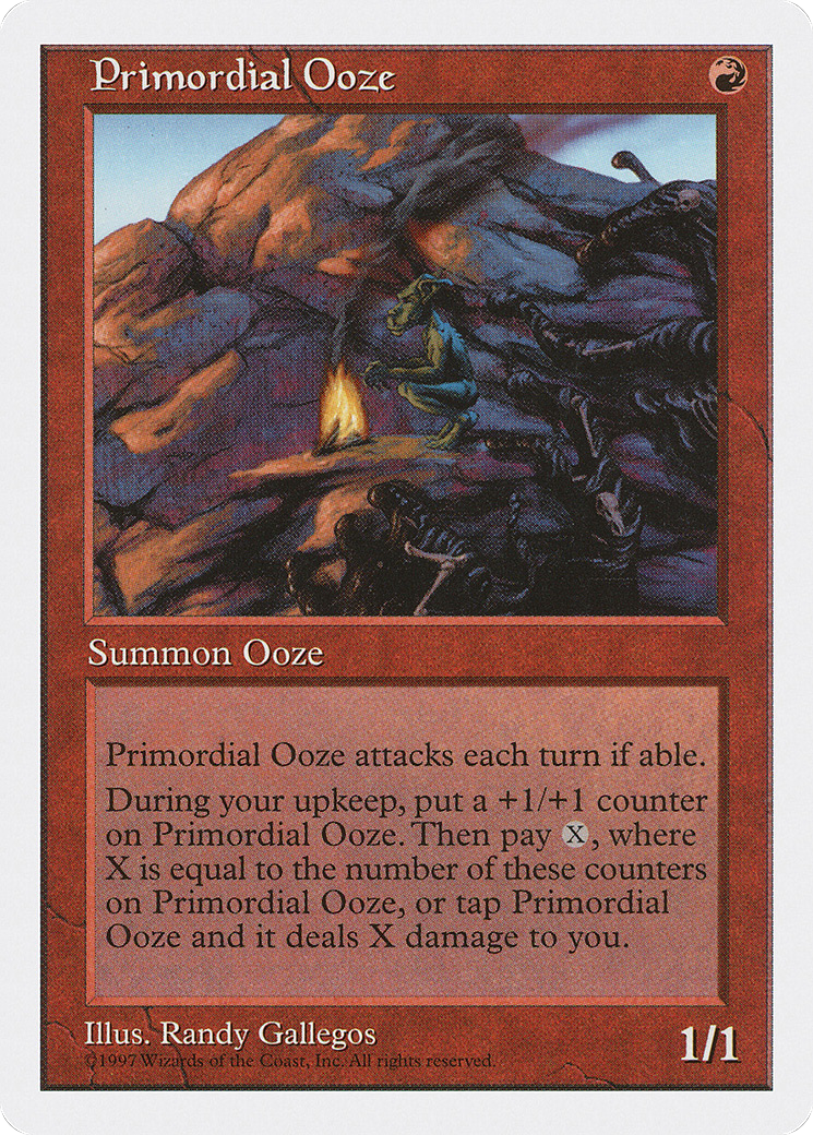 Primordial Ooze (5ED-) [Fifth Edition] MTG Single Wizards of the Coast