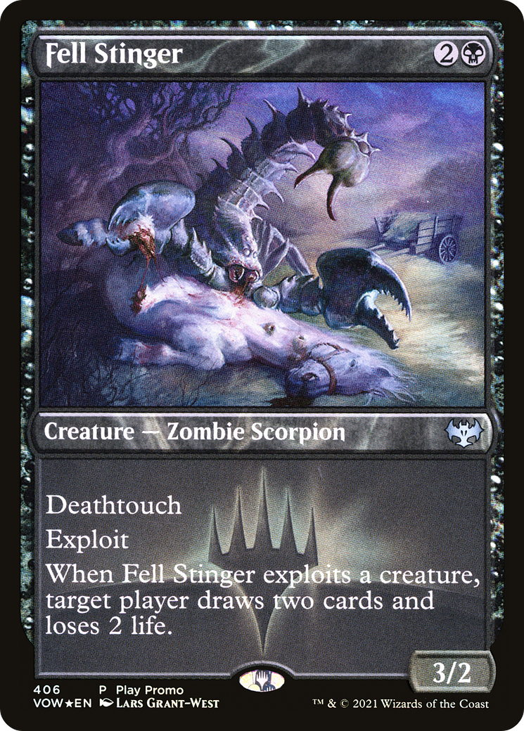 Fell Stinger (PLAY-406) [Innistrad: Crimson Vow] Foil MTG Single Wizards of the Coast