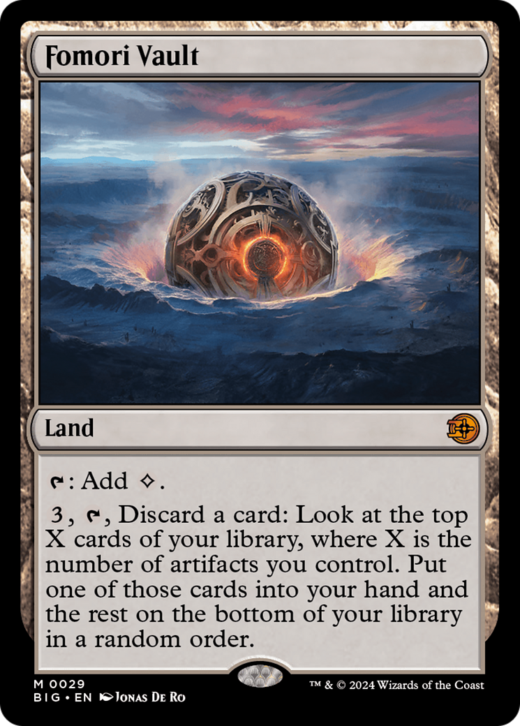 Fomori Vault (BIG-029) [The Big Score] MTG Single Wizards of the Coast