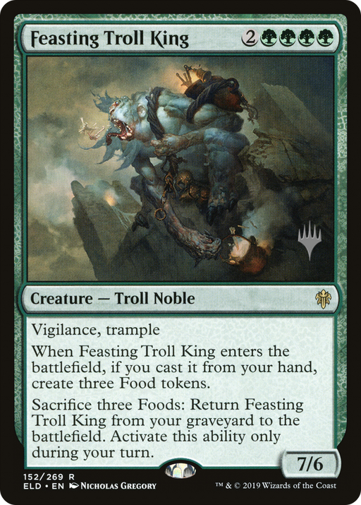 Feasting Troll King (PPELD-152) [Throne of Eldraine Promos] MTG Single Wizards of the Coast