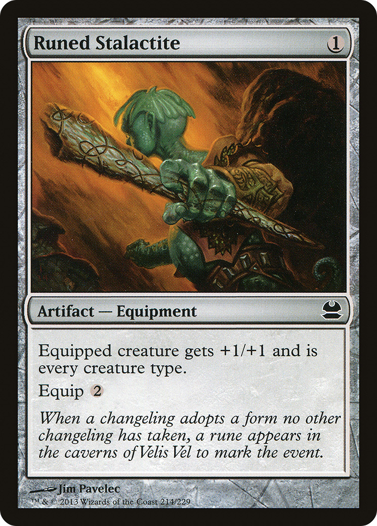 Runed Stalactite (MMA-214) [Modern Masters] Foil MTG Single Modern Masters