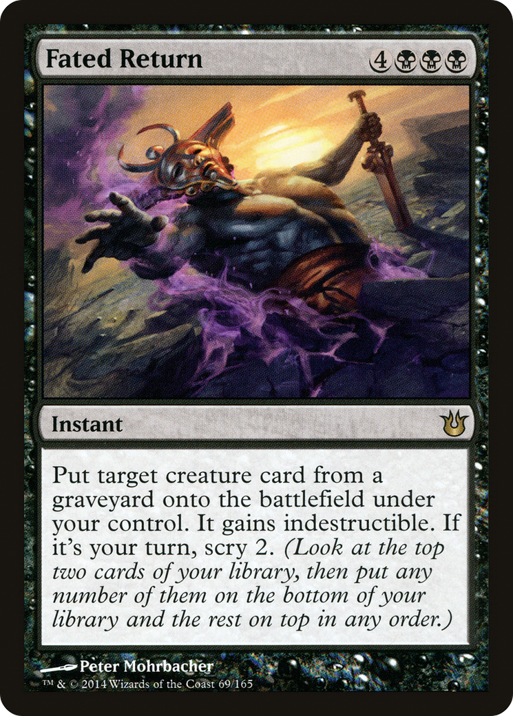 Fated Return (BNG-069) [Born of the Gods] MTG Single Wizards of the Coast