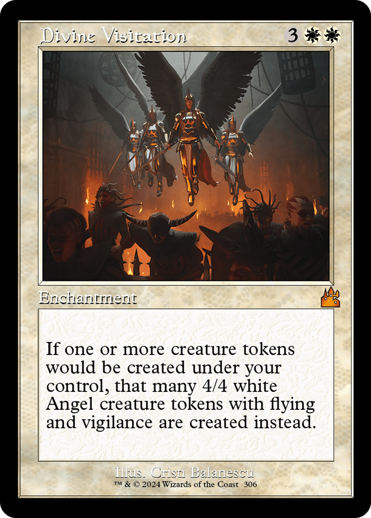 Divine Visitation (RVR-306) [Ravnica Remastered] MTG Single Wizards of the Coast