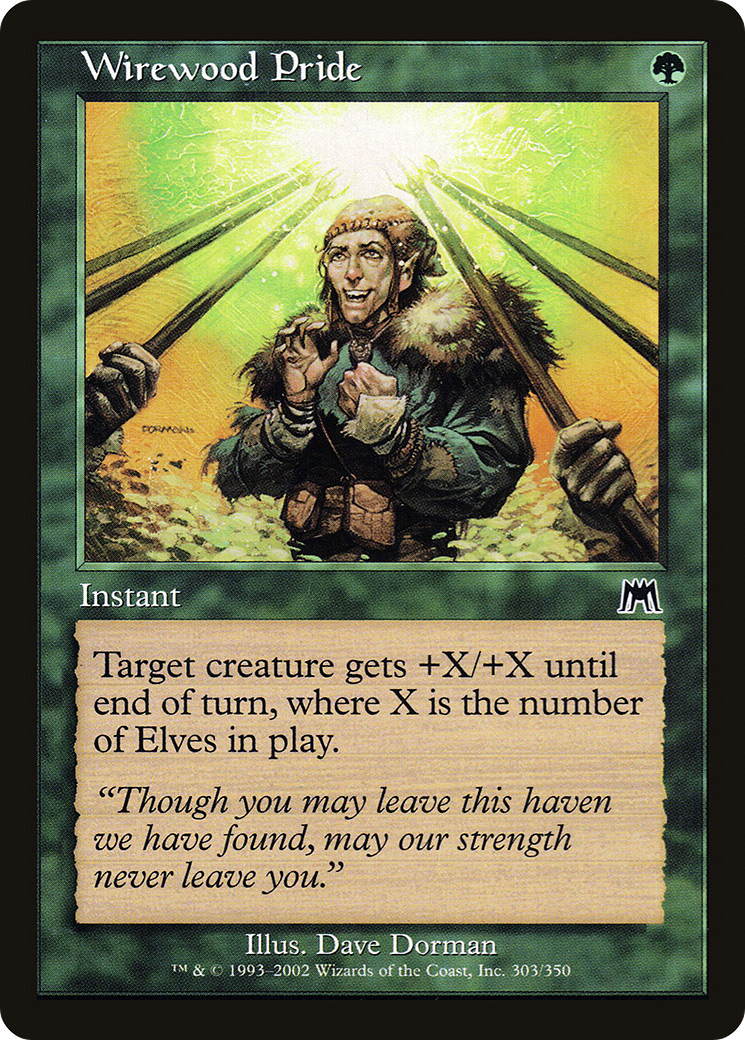 Wirewood Pride (ONS-303) [Onslaught] MTG Single Wizards of the Coast