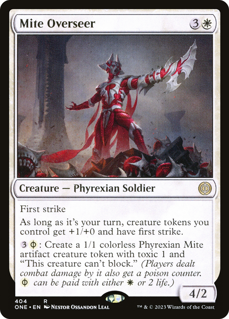 Mite Overseer (ONE-404) [Phyrexia: All Will Be One] MTG Single Wizards of the Coast