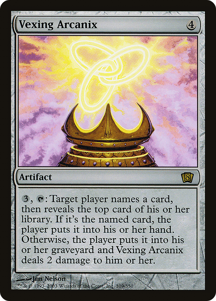 Vexing Arcanix (8ED-319) [8th Edition] MTG Single Wizards of the Coast