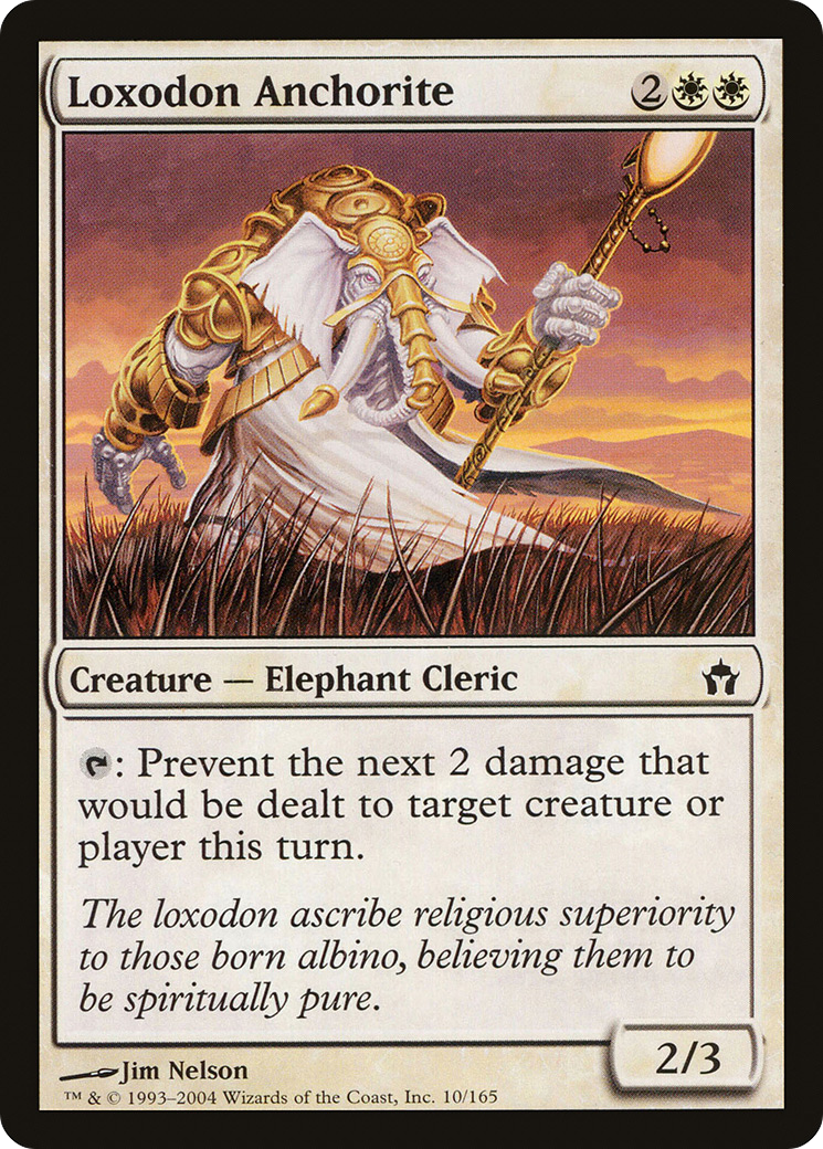 Loxodon Anchorite (5DN-010) [Fifth Dawn] Foil MTG Single Wizards of the Coast