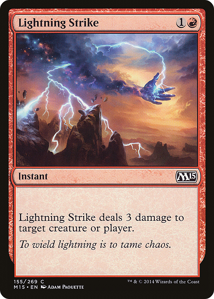 Lightning Strike (M15-155) [Magic 2015] MTG Single Wizards of the Coast