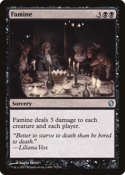 Famine (C13-077) [Commander 2013] MTG Single Wizards of the Coast
