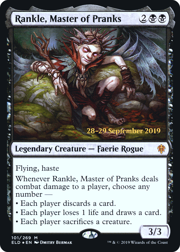 Rankle, Master of Pranks (PRE-101) [Throne of Eldraine Promos] Foil MTG Single Wizards of the Coast