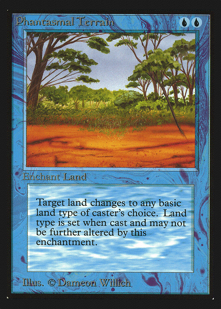 Phantasmal Terrain (CED-069) [Collectors' Edition] MTG Single Wizards of the Coast