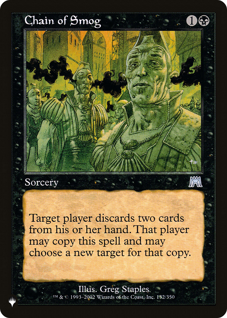 Chain of Smog (LIST-132/350) [Mystery Booster] The List MTG Single Wizards of the Coast