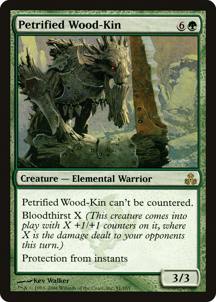 Petrified Wood-Kin (GPT-091) [Guildpact] Foil MTG Single Wizards of the Coast