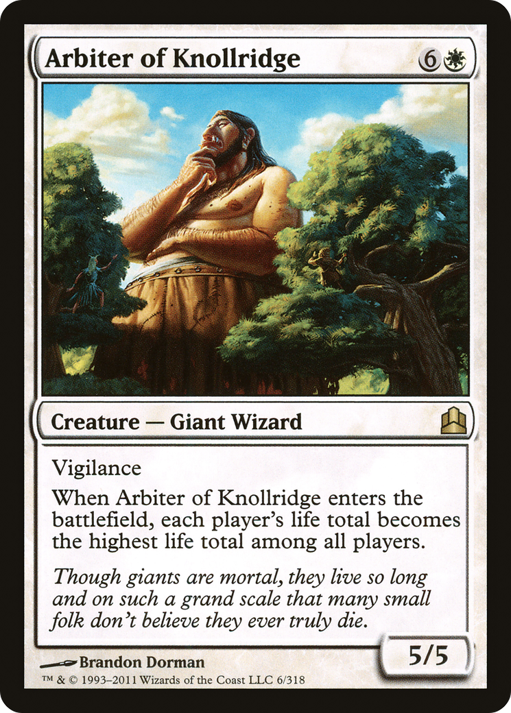 Arbiter of Knollridge (CMD-006) [Commander 2011] MTG Single Wizards of the Coast
