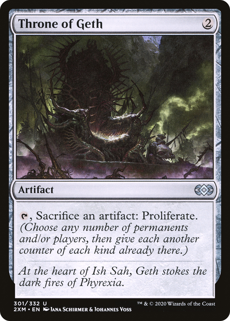 Throne of Geth (2XM-301) [Double Masters] Foil MTG Single Wizards of the Coast