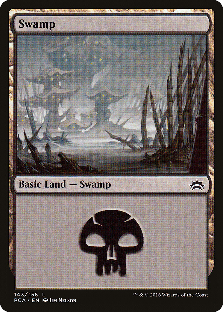 Swamp (143) (PCA-143) [Misc] Planechase Anthology MTG Single Wizards of the Coast