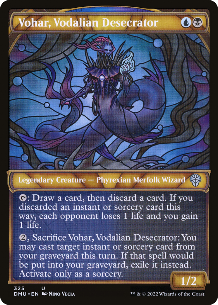 Vohar, Vodalian Desecrator (DMU-325) [Dominaria United] (Showcase) Foil MTG Single Wizards of the Coast