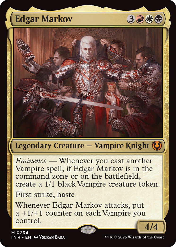 Edgar Markov (INR-234) [Innistrad Remastered] Foil MTG Single Wizards of the Coast