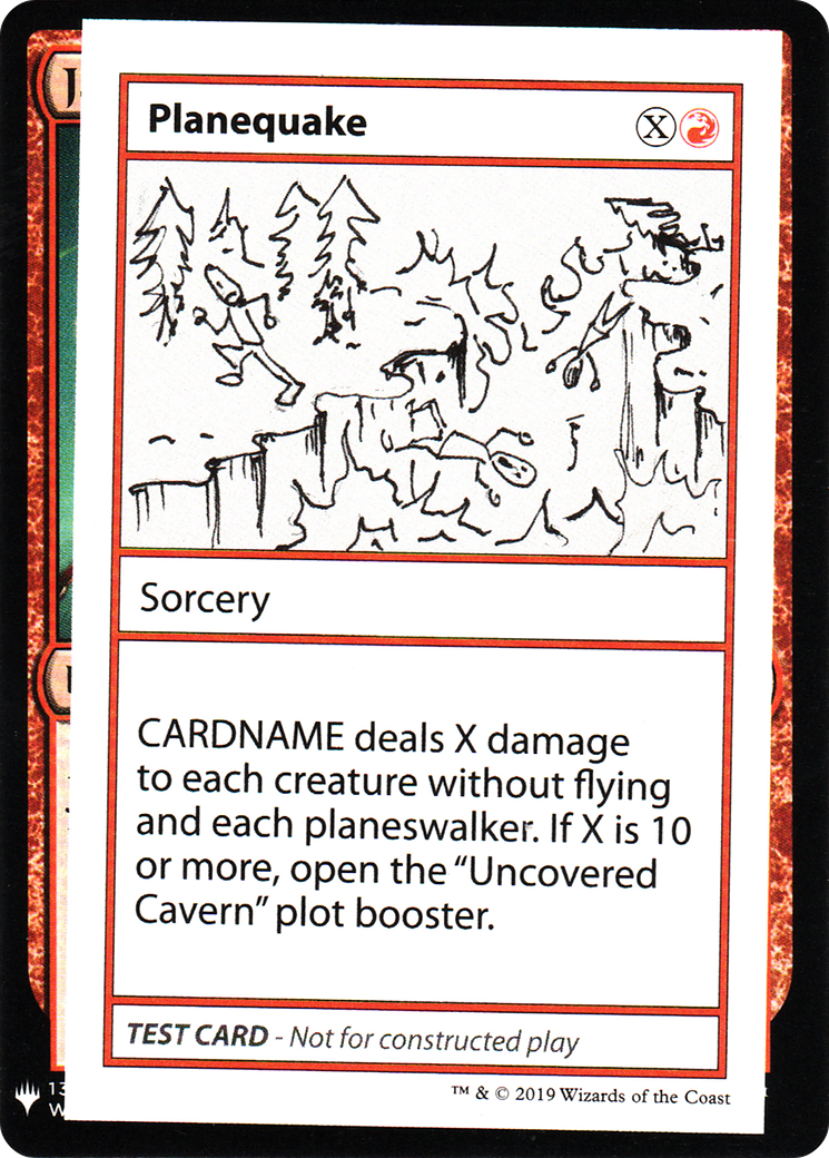 Planequake (CMB1-) [Mystery Booster] Playtest Cards 2019 MTG Single Wizards of the Coast