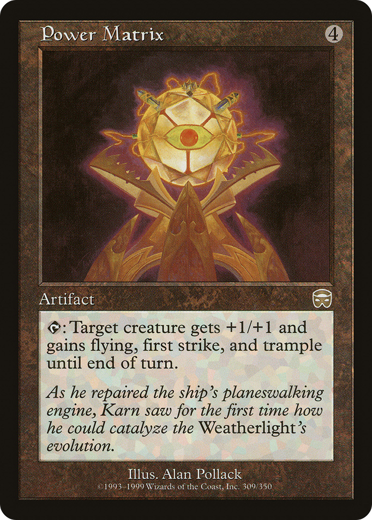 Power Matrix (MMQ-309) [Mercadian Masques] MTG Single Wizards of the Coast