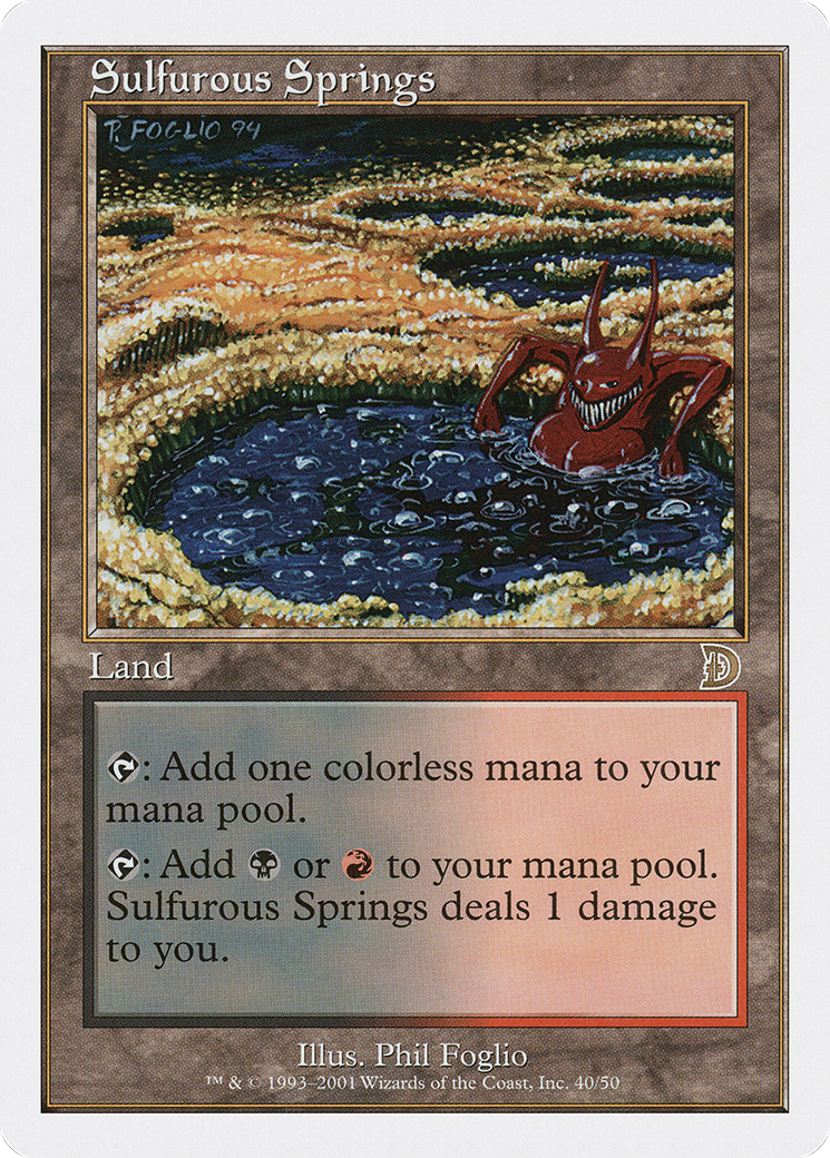 Sulfurous Springs (DKM-040) [Misc] Deckmasters MTG Single Wizards of the Coast