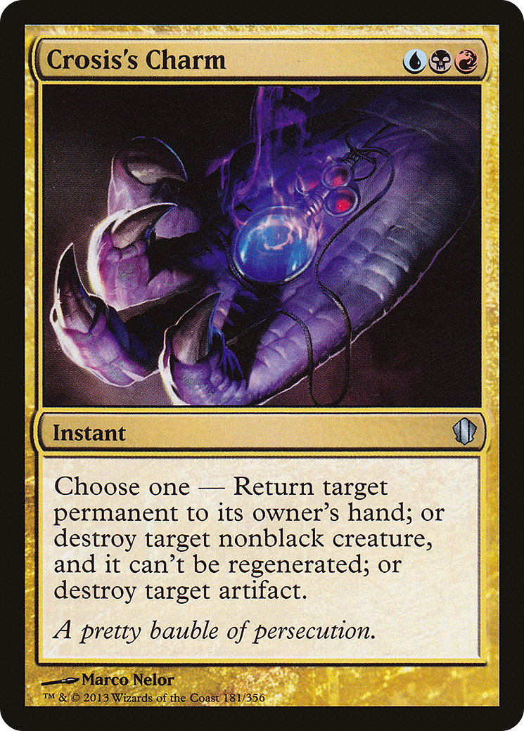 Crosis's Charm (C13-181) [Commander 2013] MTG Single Wizards of the Coast