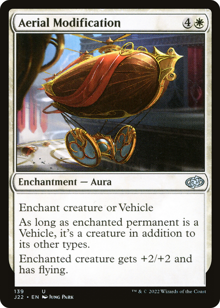 Aerial Modification (J22-139) [Jumpstart 2022] MTG Single Wizards of the Coast