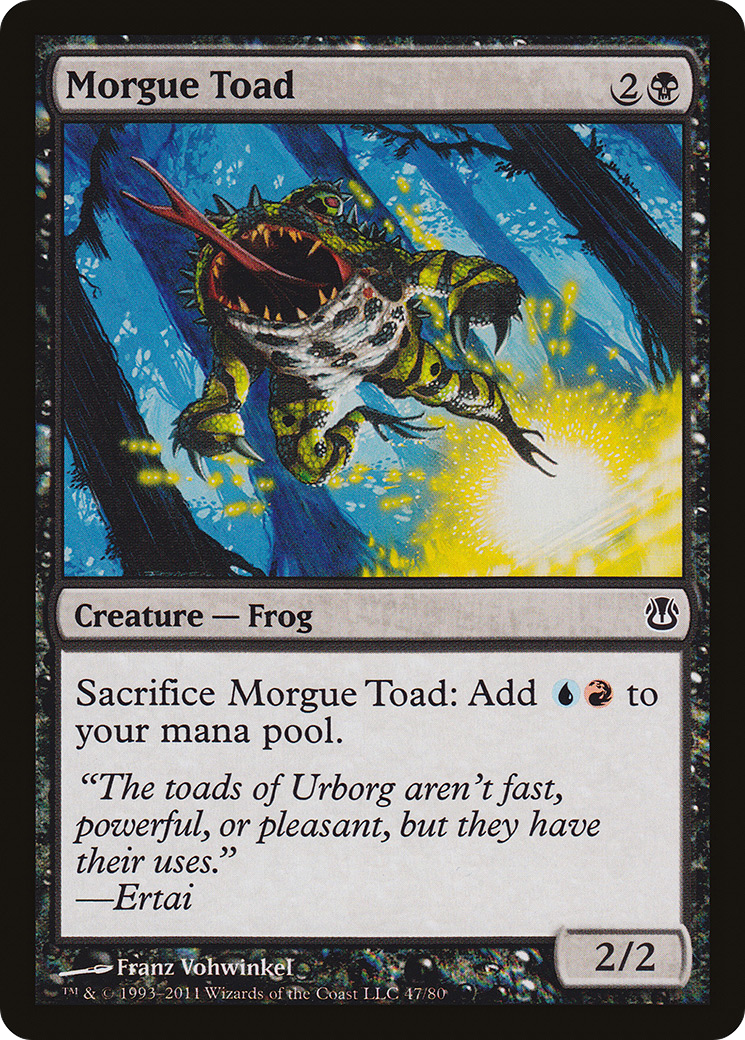 Morgue Toad (DDH-047) [Misc] Duel Decks: Ajani vs. Nicol Bolas MTG Single Wizards of the Coast