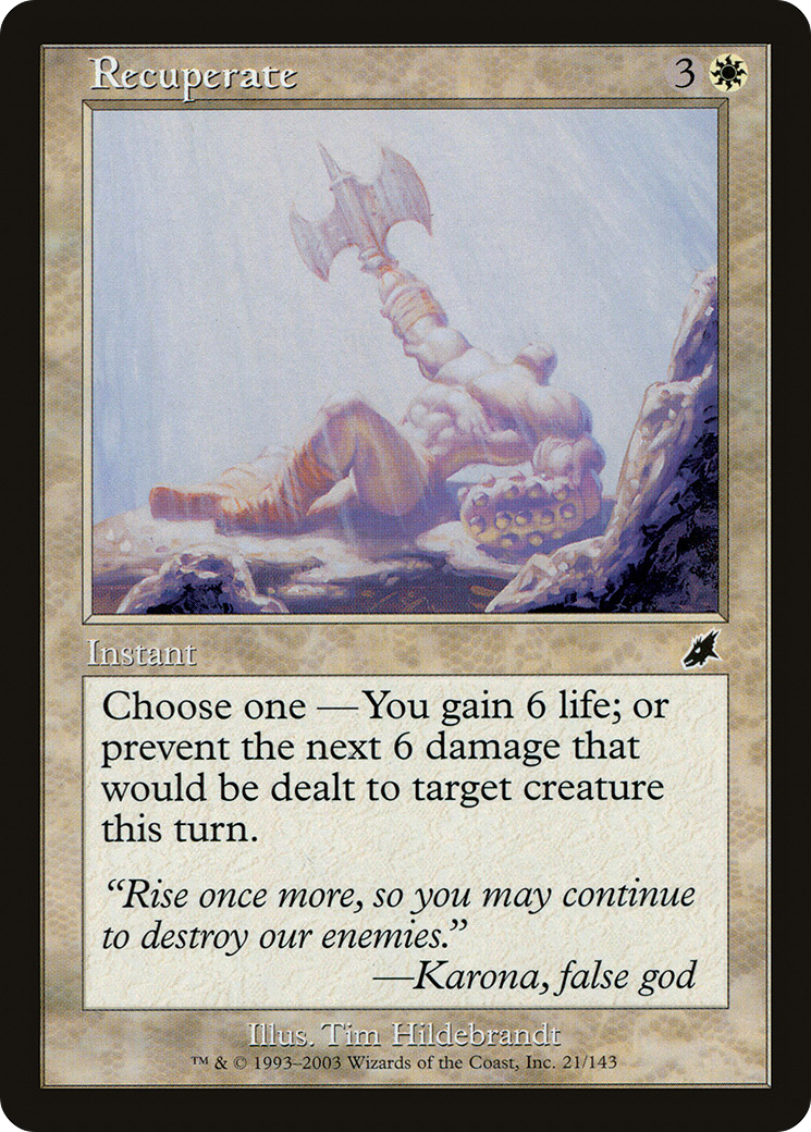 Recuperate (SCG-021) [Scourge] Foil MTG Single Wizards of the Coast