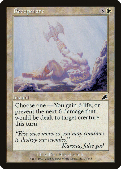 Recuperate (SCG-021) [Scourge] MTG Single Wizards of the Coast