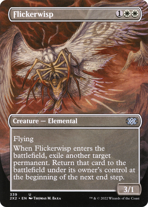 Flickerwisp (2X2-339) [Double Masters 2022] (Borderless) MTG Single Wizards of the Coast