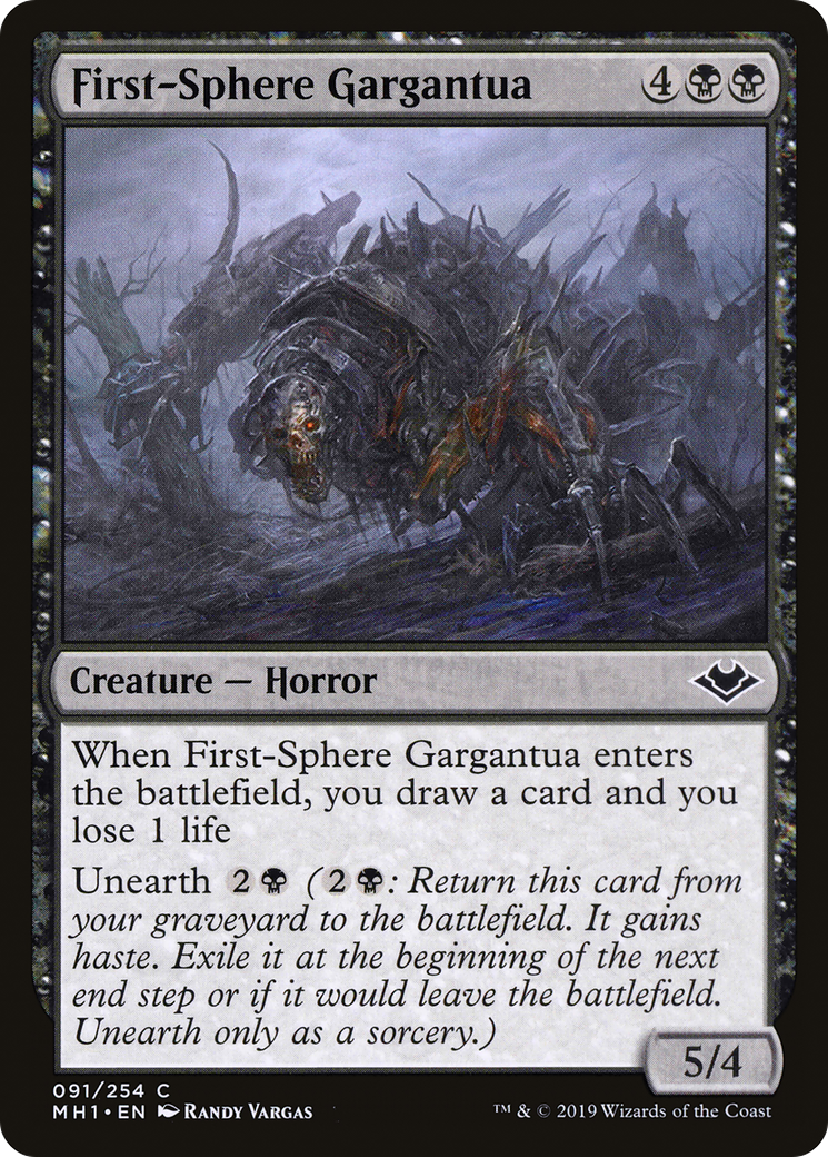 First-Sphere Gargantua (MH1-091) [Modern Horizons] Foil MTG Single Wizards of the Coast