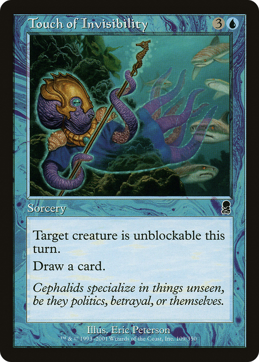 Touch of Invisibility (ODY-109) [Odyssey] MTG Single Wizards of the Coast